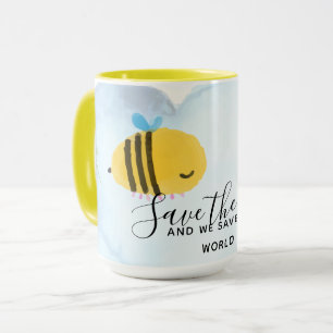 Caneca Salve As Abelhas Citações Personalizadas Dizendo S