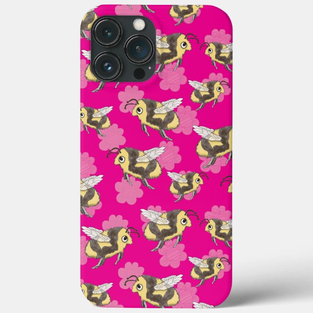 Caneca salve as abelhas em case para iphone 13 flo (Verso)