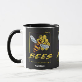 Caneca Salve as Abelhas para apicultor e Apicultor