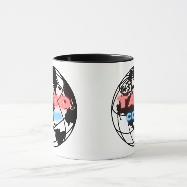 Caneca Salve cada caneta com Design Taco Corp Mug (Centro)