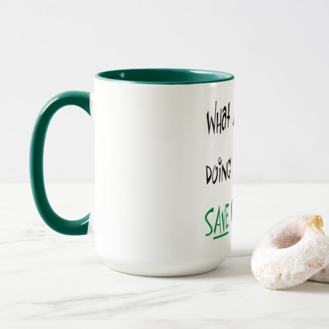 Caneca Salve nosso mundo (Com Donut)