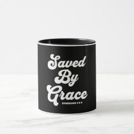 Caneca Salvo por Grace Ephesianos 2:8-9