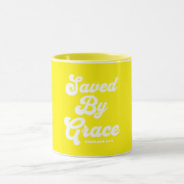 Caneca Salvo por Grace Ephesianos 2:8-9