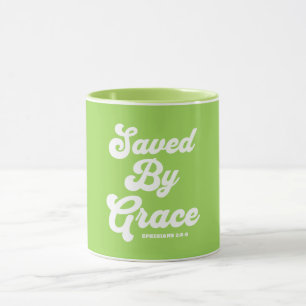 Caneca Salvo por Grace Ephesianos 2:8-9