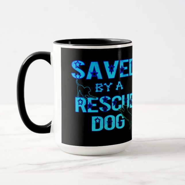 Caneca Salvo Por Um Cão De Emergência 2 (Esquerda)