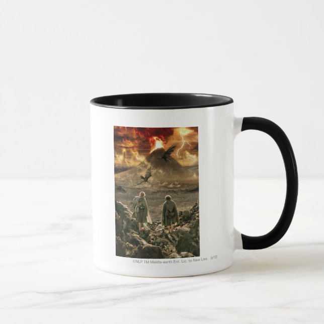Caneca Sam e FRODO™ aproximando-se do monte Doom (Direita)