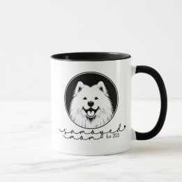 Caneca Samoyed Mom Custom Established Pop Art Samoyed