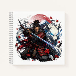 Caneca Samurai e Lobo Branco | Fantasia de Guerrei