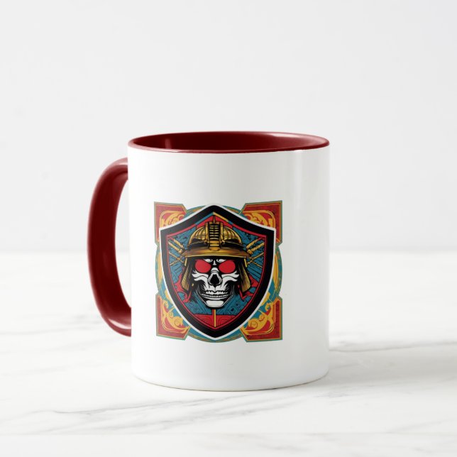 Caneca Samurai Warrior Mug (Frente Esquerda)