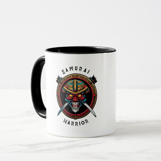 Caneca Samurai Warrior Mug (Frente Esquerda)
