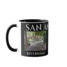 San Antonio Texas Panorâmica Mug