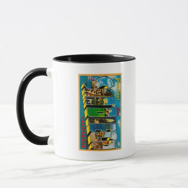 Caneca San Diego, Califórnia - Cenas em Larga Letra (Esquerda)