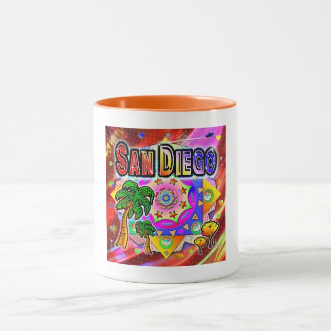 Caneca San Diego Tropical Amigos Mug (Centro)