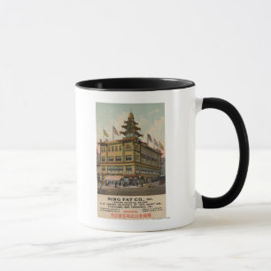 Caneca San Francisco, CAChinatown AdSing Co. gordo