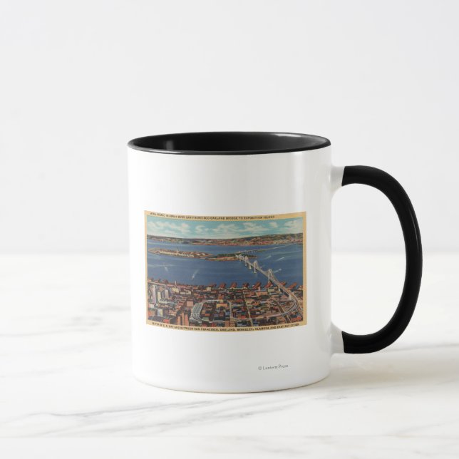 Caneca San Francisco, Vista aérea da ponte S. F. (Direita)