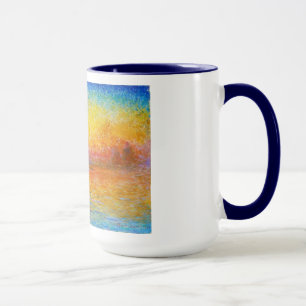 Caneca San Giorgio Maggiore no crepúsculo Claude Monet