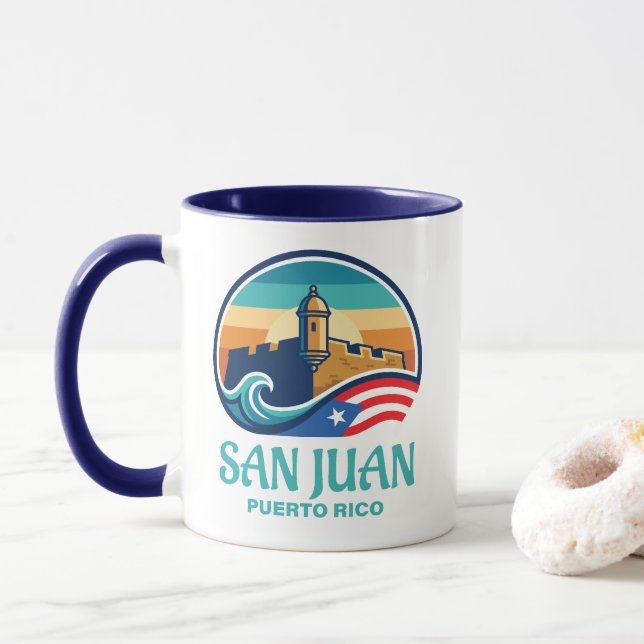 Caneca San Juan Puerto Rico (Com Donut)