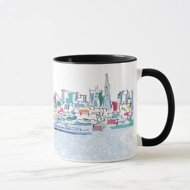 Caneca San panorâmico Franciso, CA (Direita)