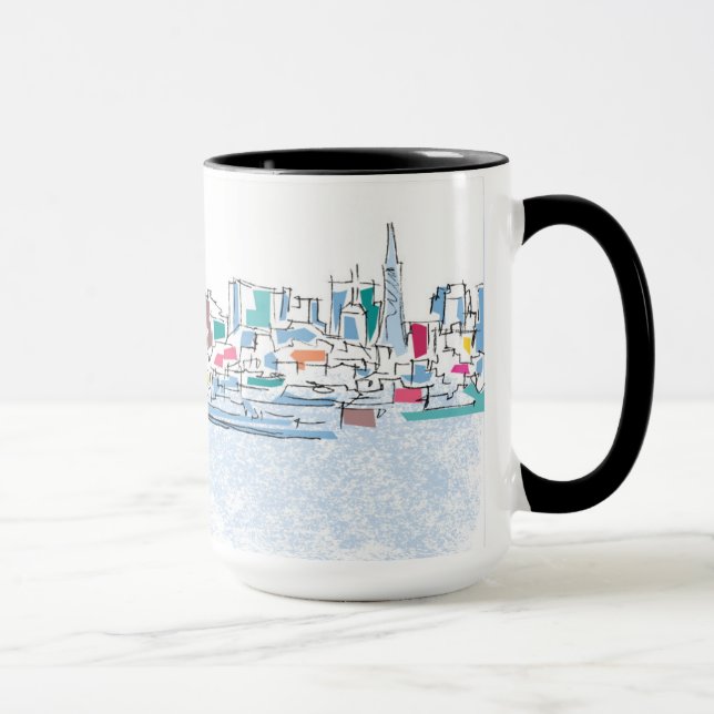 Caneca San panorâmico Franciso, CA (Direita)