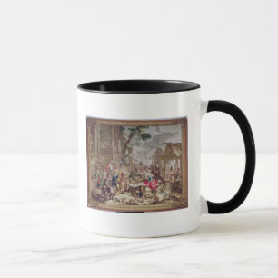 Caneca Sancho Panza e vendedor da porca