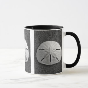 Caneca Sand Dollar Seashell Sand Beach Mug