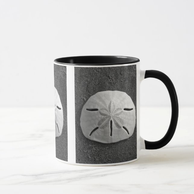 Caneca Sand Dollar Seashell Sand Beach Mug (Direita)