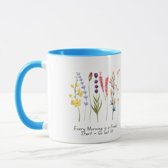Caneca Sangue com Mug de Flor Selvagem Positivity_Motivat (Esquerda)