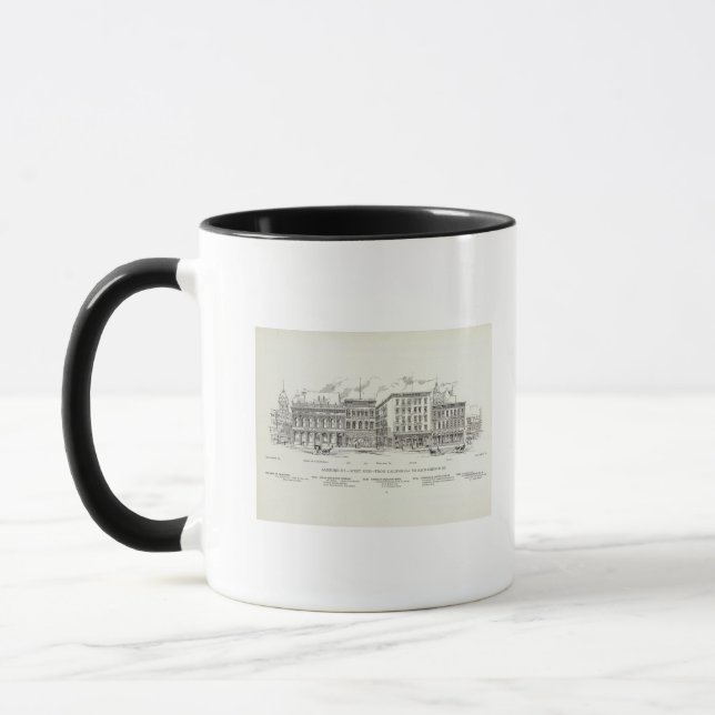 Caneca Sansome West side California e Sacramento (Esquerda)