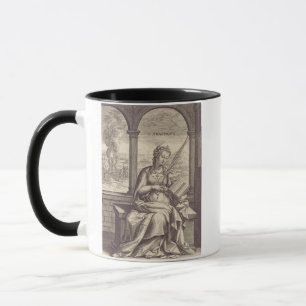 Caneca Santa Anastácia a Libertadora Arte Preto e Branco