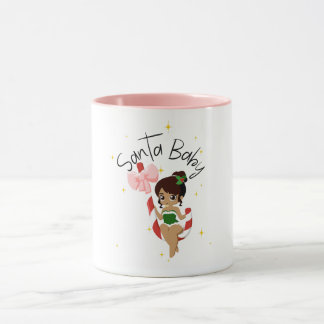 Caneca Santa Baby Cute Coffee Christmas Mug