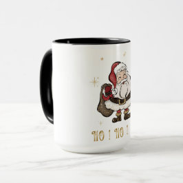 Caneca Santa Claus Black Mug