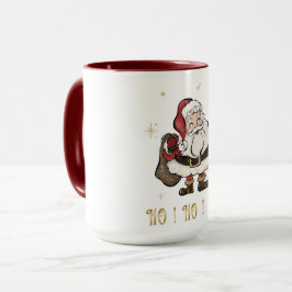 Caneca Santa Claus Maroon Mug