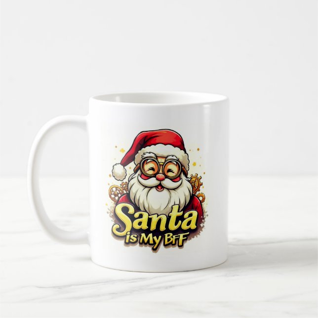 Caneca Santa É Meu Melhor Amigo – Caneca de Café d (Esquerda)