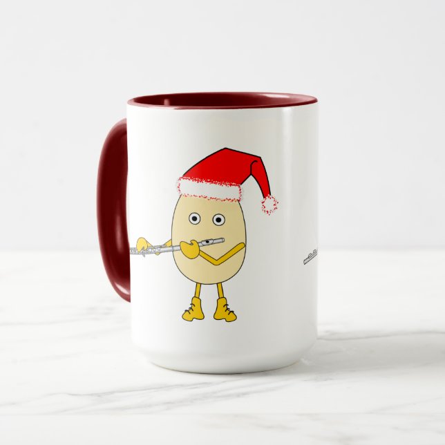 Caneca Santa Hat Flute Egghead (Frente Esquerda)