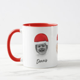 Caneca Santa Hat Red Christmas Grandboy Face