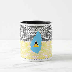 Caneca Santa Lúcia - Minhas raízes são profundas, assim c