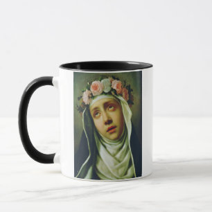 Caneca Santa Rosa de Lima O Anjo do Peru Arte Fino