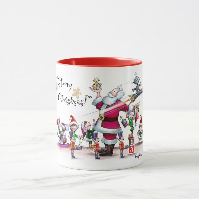 Caneca Santa’s Toy Shp Mug (Centro)