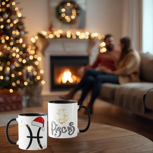 Caneca Santa Zodiac Pisces Mug (Criador carregado)