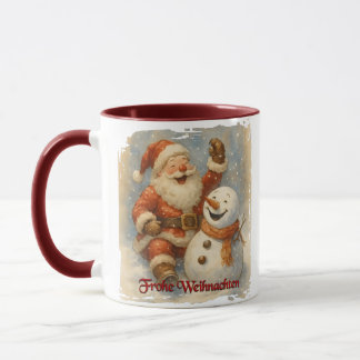 Caneca Santas Lachen im Winterzauber