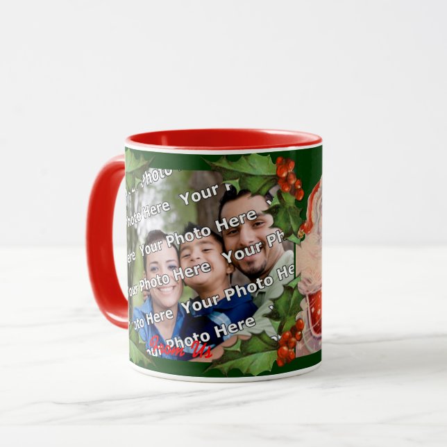 Caneca Santas Sleigh Ride Christmas Mug (Frente Esquerda)