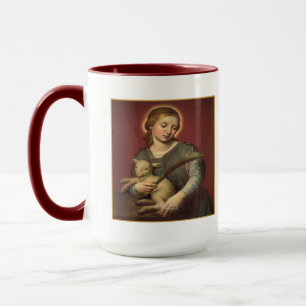 Caneca Santo Agnes de Roma
