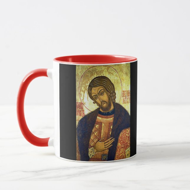 Caneca Santo Alexander Nevsky* Retrait Mug (Esquerda)