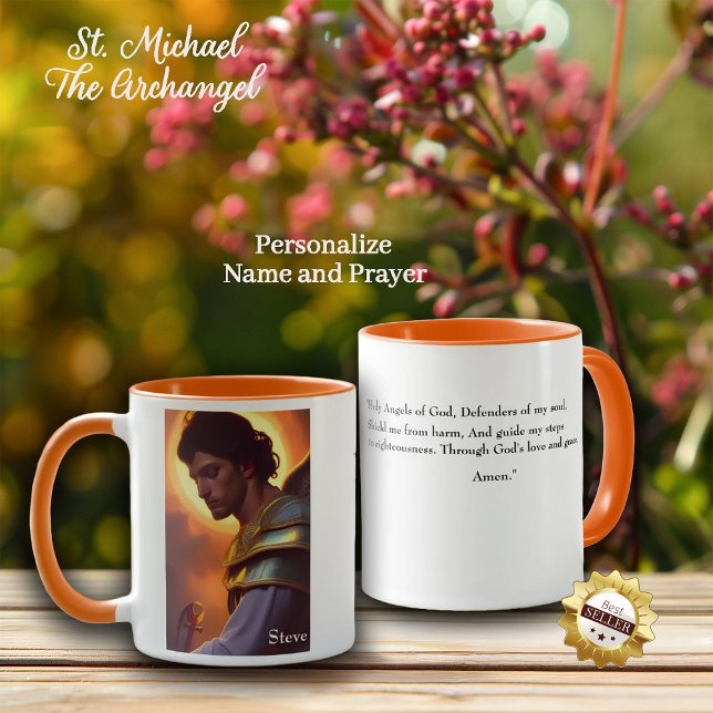 Caneca Santo Anjo Miguel (Criador carregado)