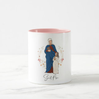 Caneca Santo Anne, Mug de café católico
