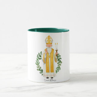 Caneca Santo Blaise, Santo católico Mug