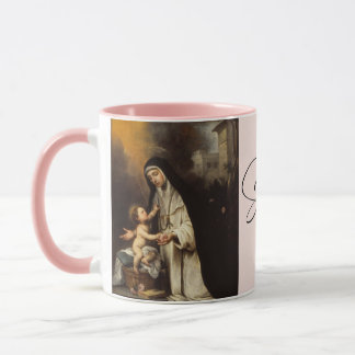 Caneca Santo de Lima, Rosa católico de Mug de Café