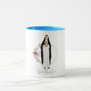 Caneca Santo de Lima, Rosa católico de Mug de Café