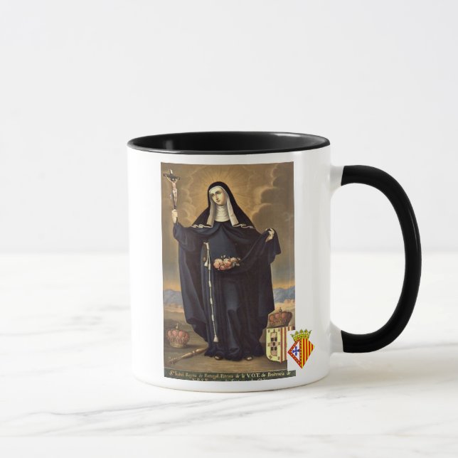 Caneca SANTO ELIZABETH / Papais noeis Isabel de Portugal  (Direita)