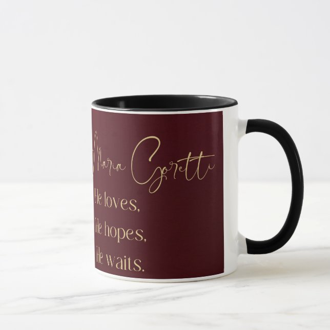 Caneca Santo Maria Goretti, Santo católica Coffee Mug (Direita)
